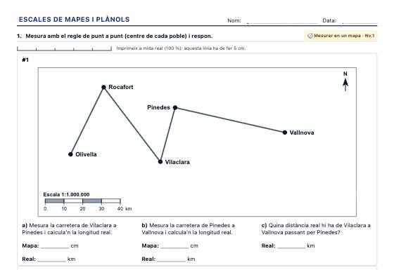 Fitxa d’exemple: Escales de Mapes i Plànols