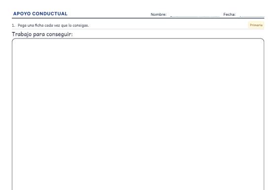 Ficha de ejemplo: Tableros de Fichas y Registros de Conducta