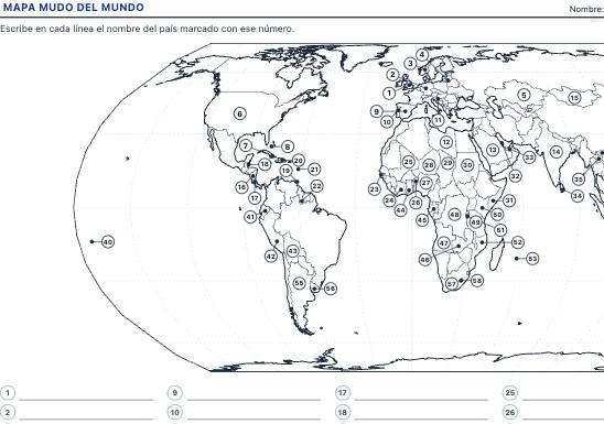 Ficha de ejemplo: Mapas Mudos
