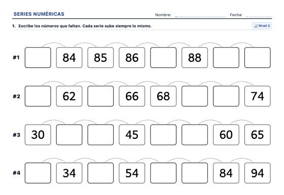 Ficha de ejemplo: Series Numéricas